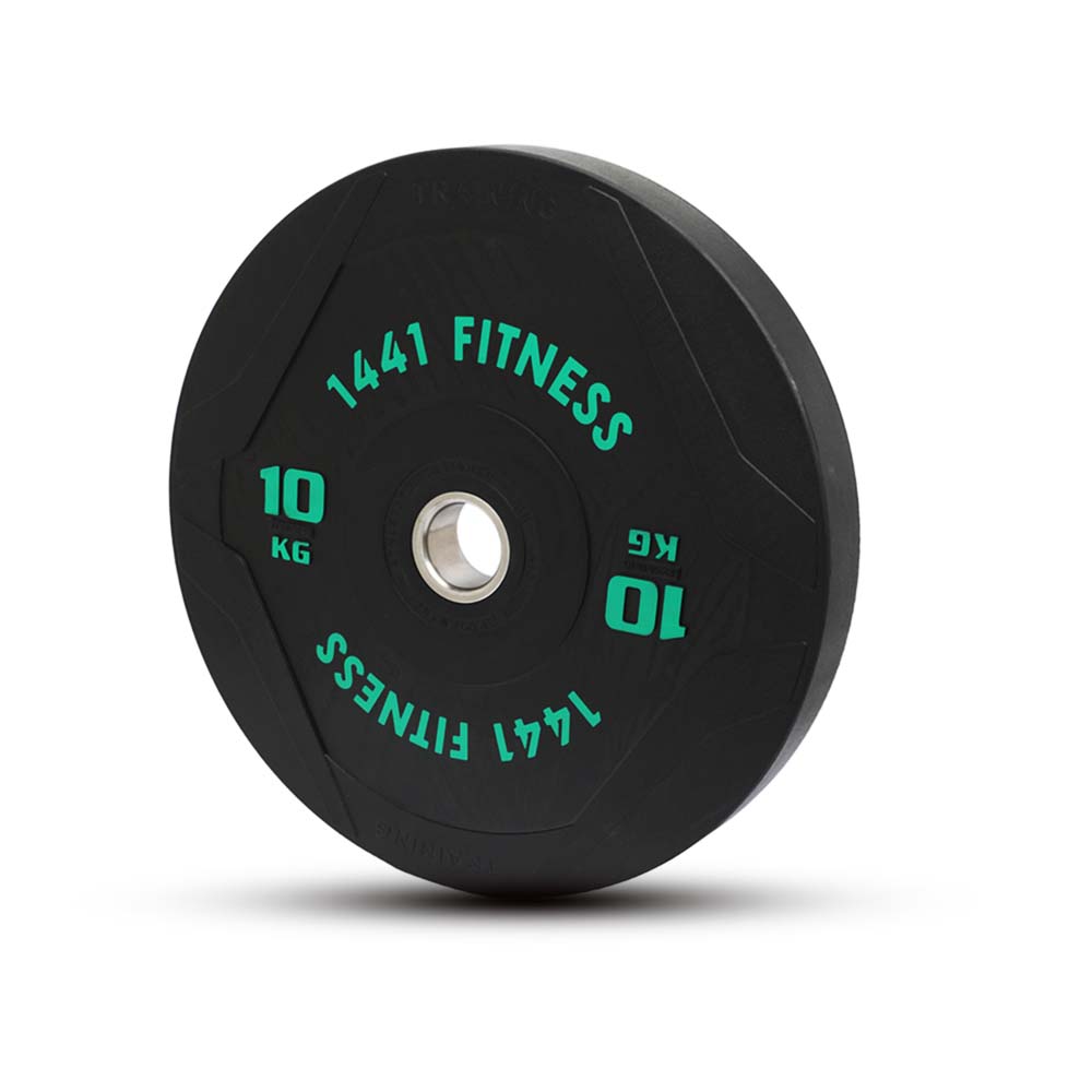 1441 Fitness Black Rubber Bumper Plates - 5 KG to 25 KG | Per Piece