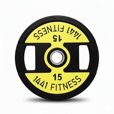 1441 Fitness Color Dual Grip Plate - 15 Kg