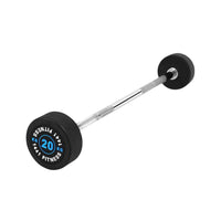 1441 Fitness Fixed Straight PU Barbell Weight Set - 10 kg to 30 kg