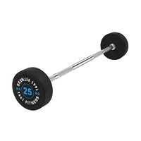 1441 Fitness Fixed Straight PU Barbell Weight Set - 10 kg to 30 kg