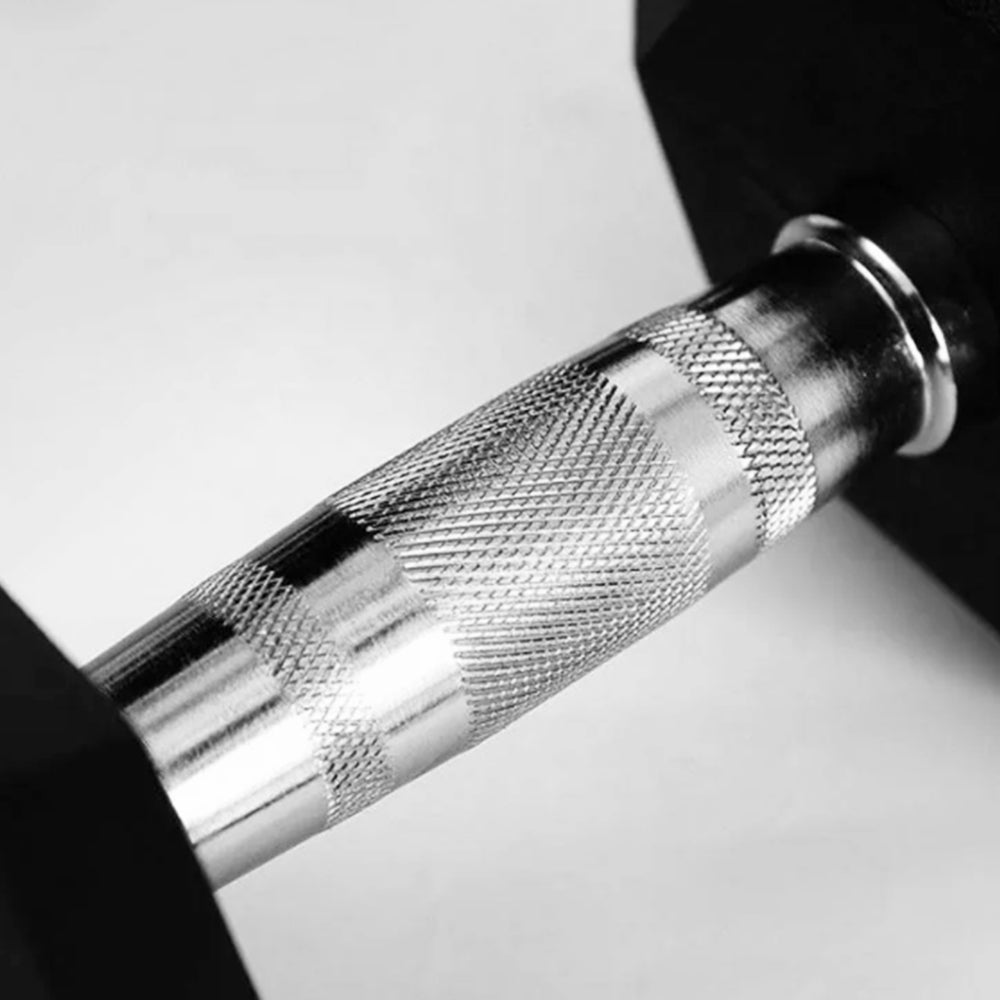 Rubber Hex Dumbbells Set - 2.5 Kg - 50 Kg ( 20 Pairs ) - Bundle Offer