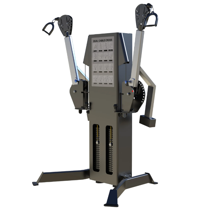 DHZ Fitness Dual Cable Cross Machine - 41FD605