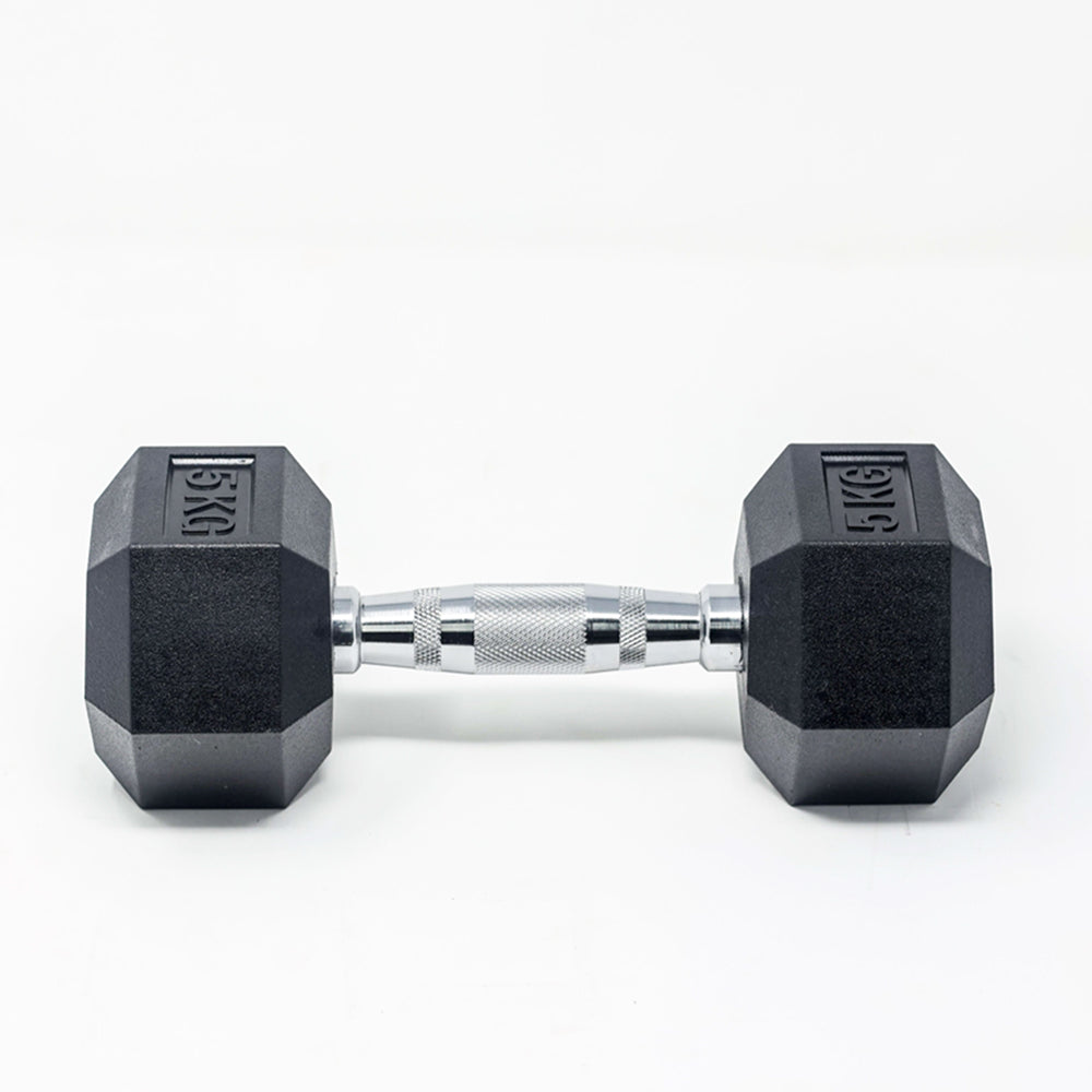 Hex Dumbbells Set 2.5 Kg to 15 Kg with Vertical Rack - Bundle Offer