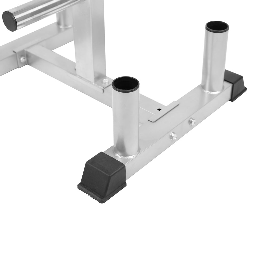 1441 Fitness Olympic Plate Rack with four Bar Holder - Black