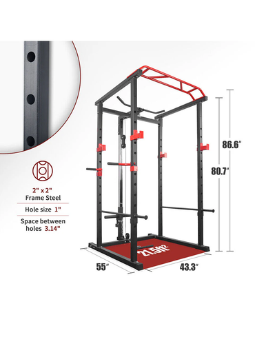 J008 Multi Function Rack Combo with Plate Set Bench and Flooring - Bundle Offer - J008