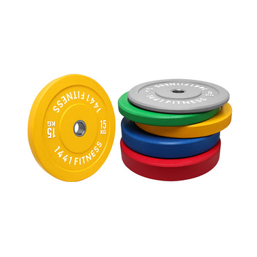 1441 Fitness Bumper Plates 5 Kg to 25 Kg
