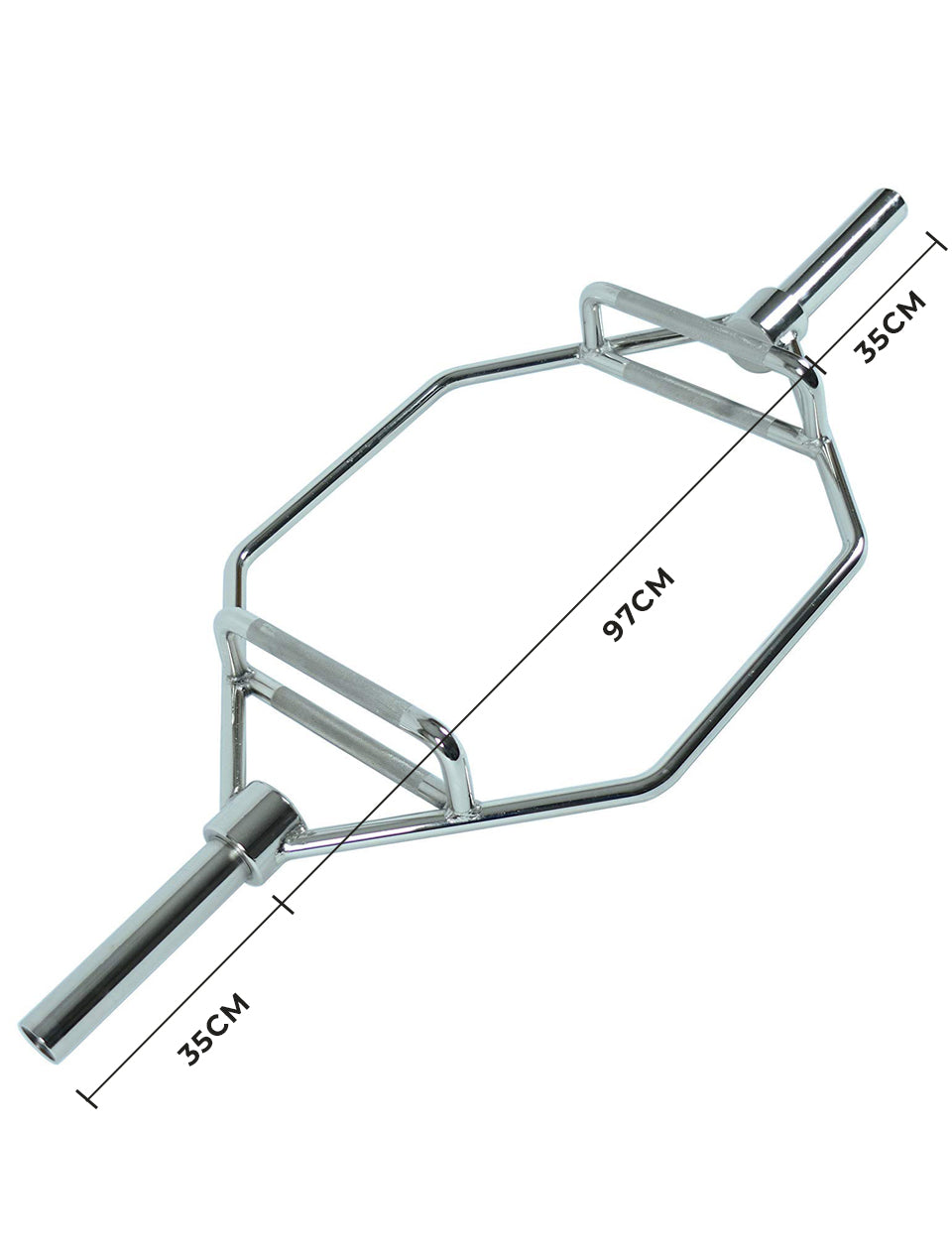 1441 Fitness Hex Trap Bar with Collars - 6 Ft