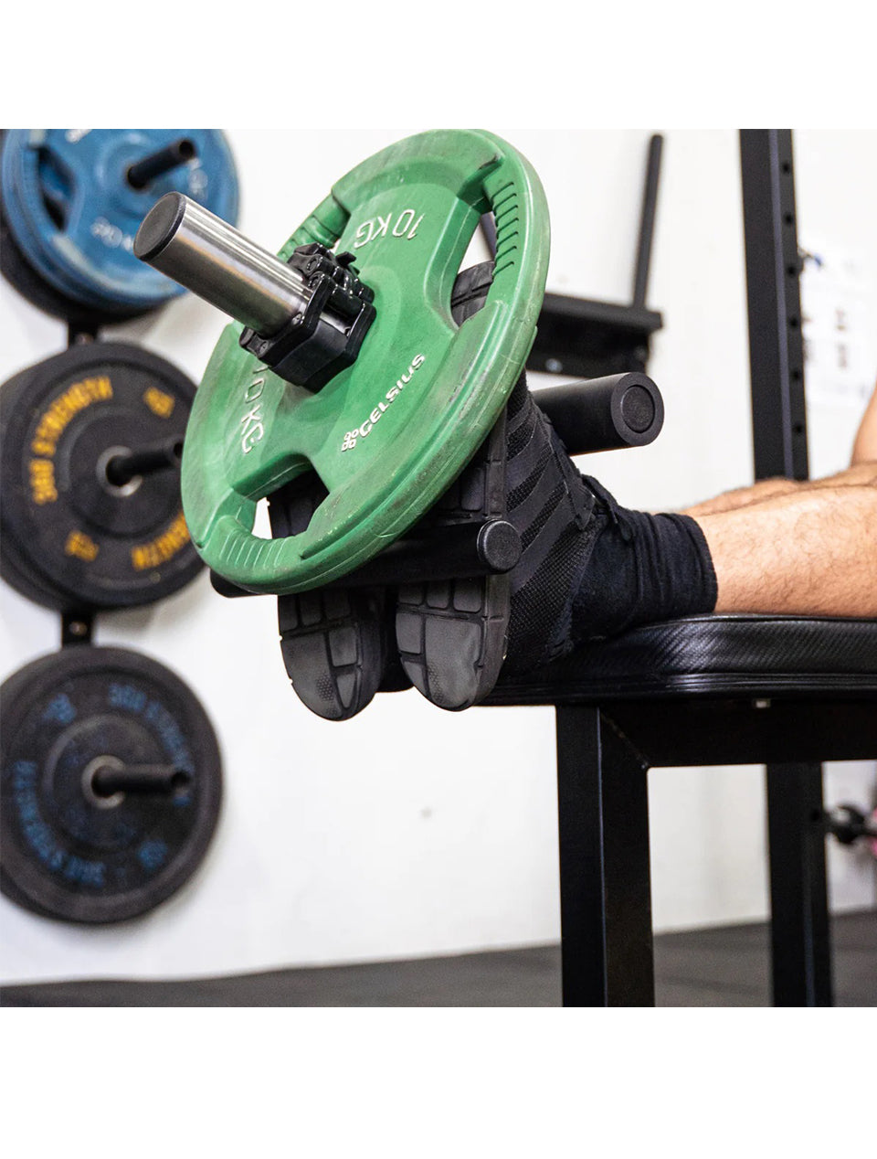 1441 Fitness Olympic Tib Curl Bar - Tibialis Bar for Knee and Shin Strengthening