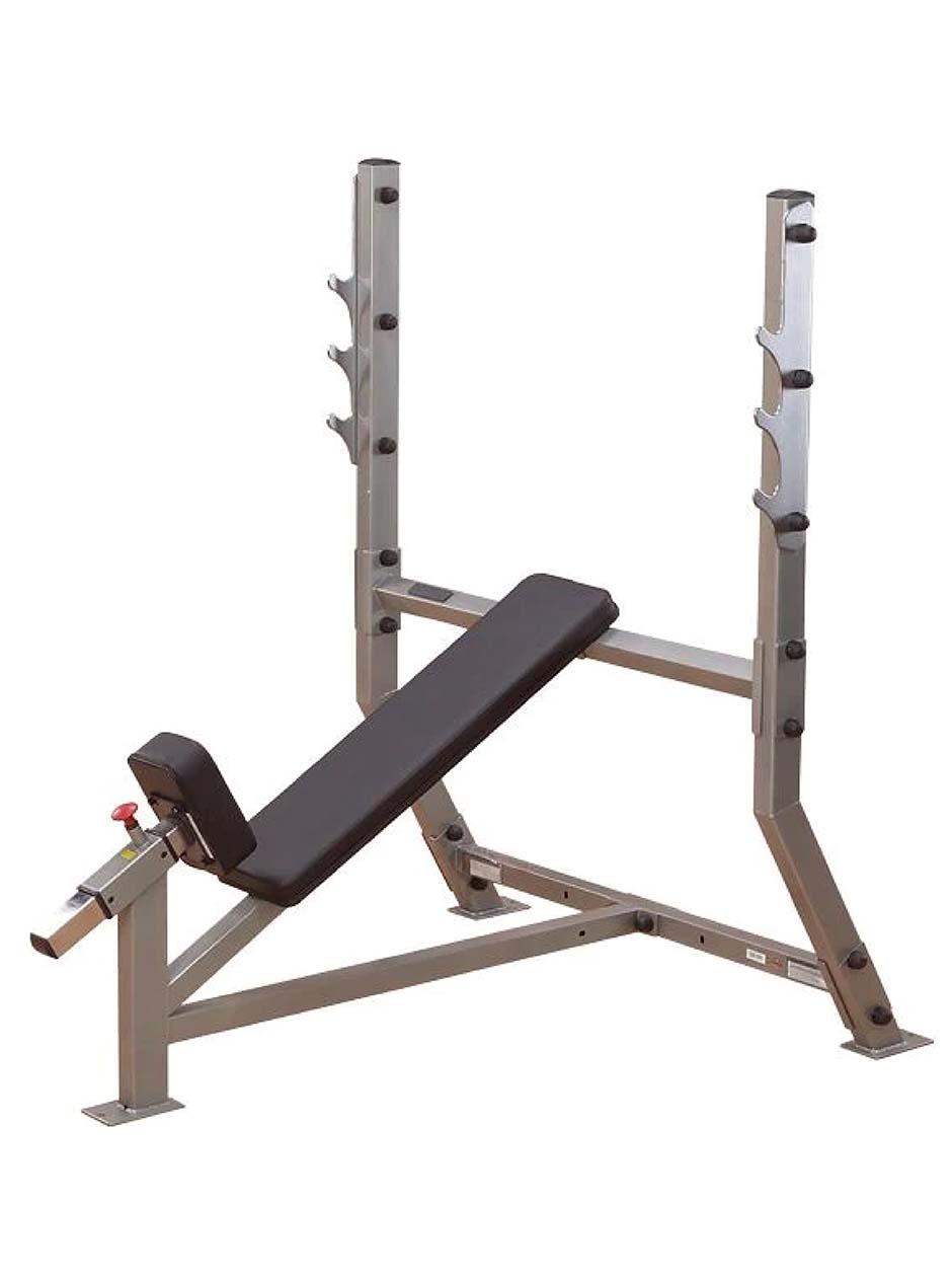 Body Solid Fixed Incline Olympic Weightlifting Bench SIB359G