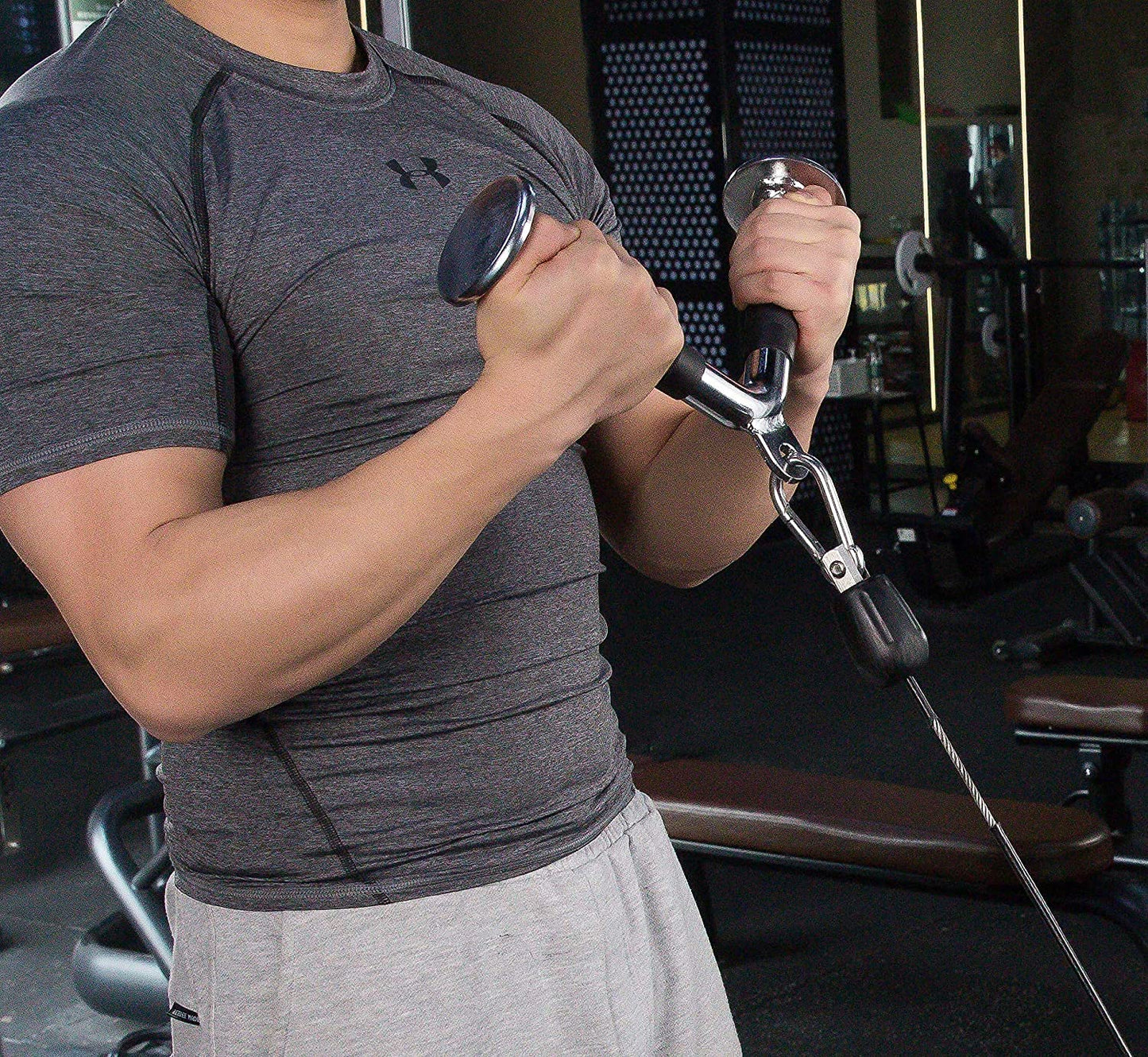 1441 Fitness Lat Attachment Tricep Bar