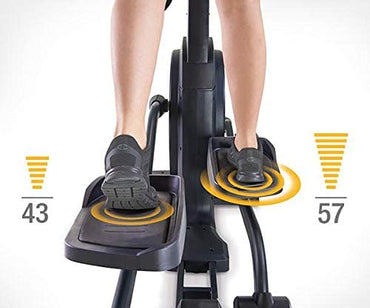 Strength Master, Elliptical Bike E2I W/Incline & Chest Belt F/ W 38Kg