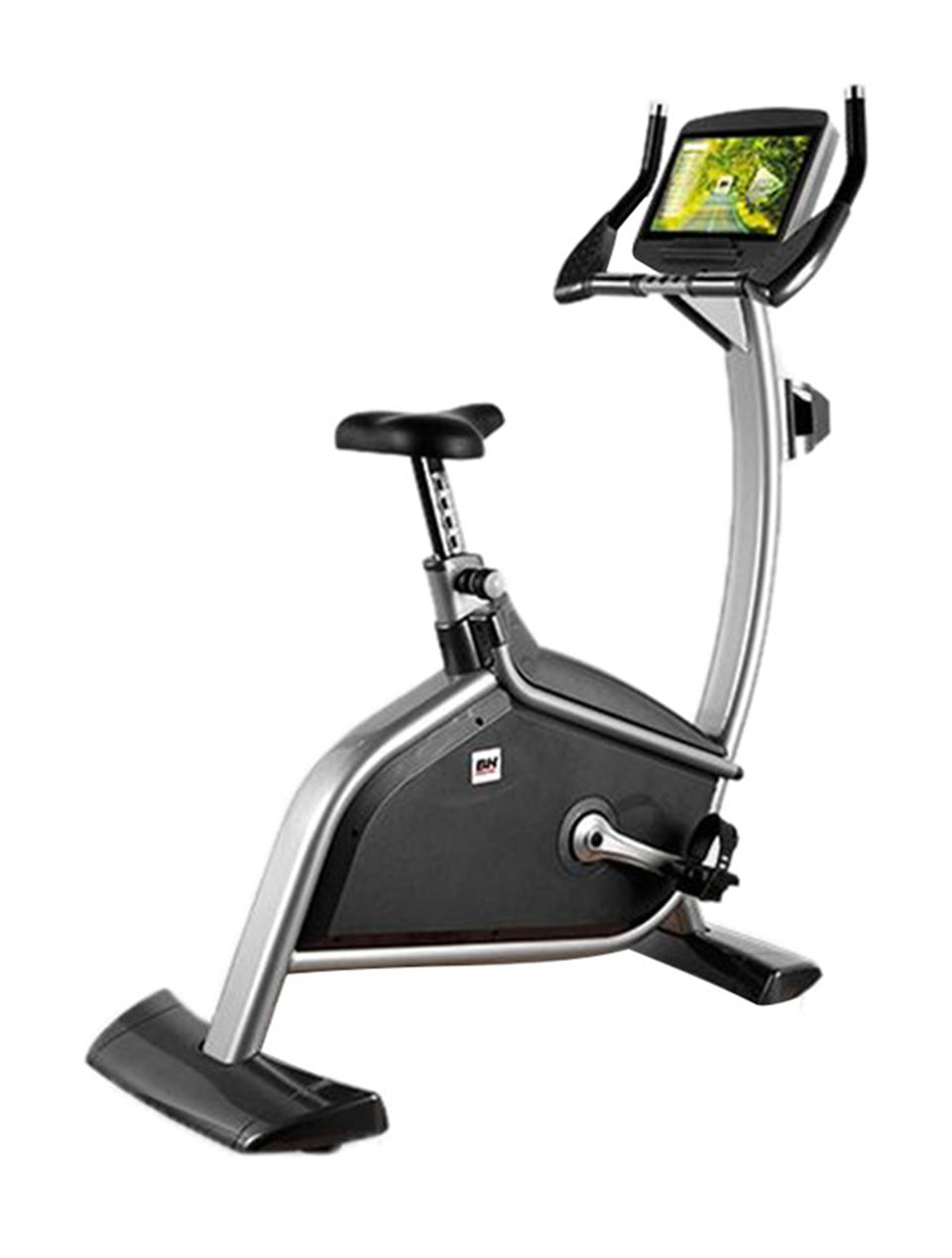 BH Fitness SK8000 H800BM Upright Exercise Bike, Silver/Black| Prosportsae