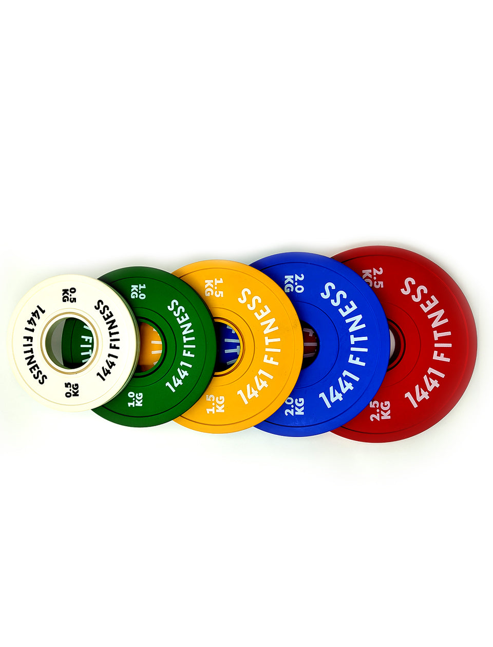 1441 Fitness Fractional Bumper Weight Plates - 0.5 kg to 2.5 Kg (Sold as Per Piece)