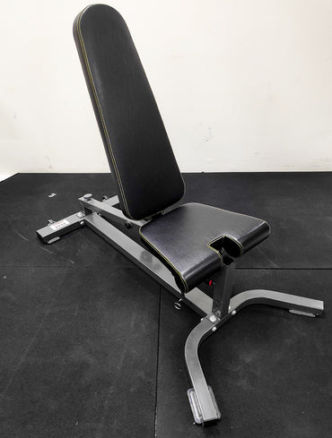 Adjustable Commercial Bench with Preacher Curl Extension