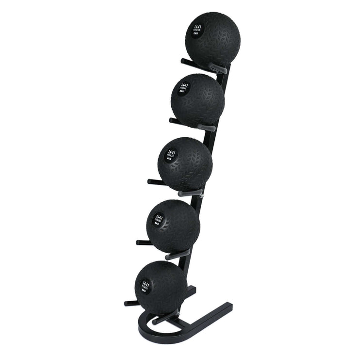 1441 Fitness Z Grip Slam ball Set with Rack - 2 Kg to 6 Kg