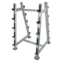 1441 Fitness Fixed Weight Straight Barbell PU Set - 10 kg to 30 kg with Rack