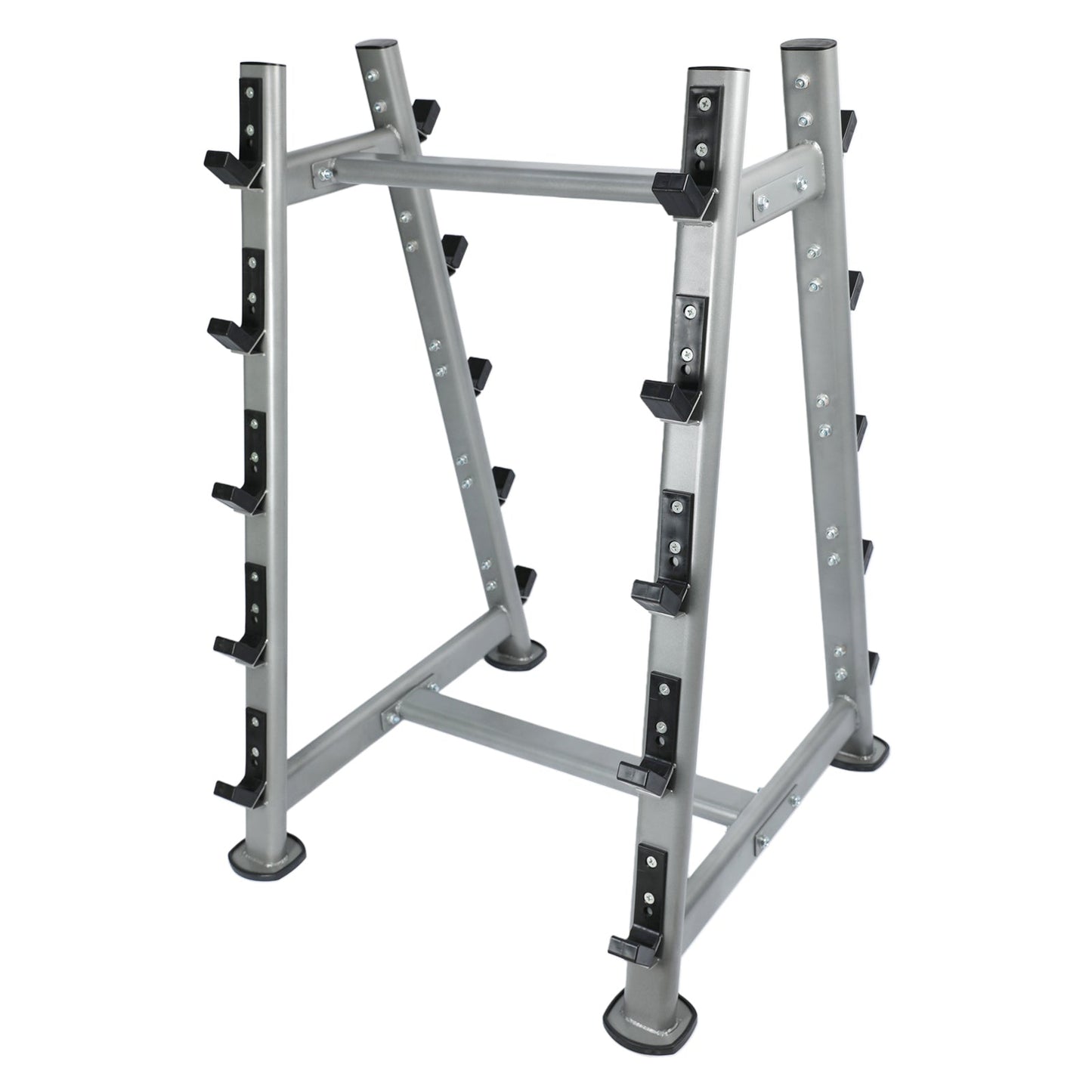 Fixed Straight PU Barbell Set with Rack - 10 Kg to 50 Kg - Bundle Offer