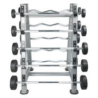 Fixed Straight PU Barbell Set with Rack - 10 Kg to 50 Kg - Bundle Offer