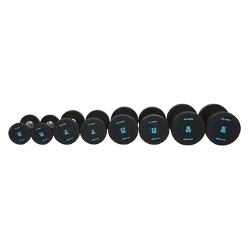 1441 Fitness PU Round Dumbbell Set - 2.5 Kg to 10 Kg