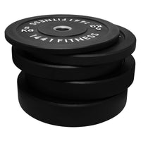 Black Bumper Plates with 7 Ft Olympic Bar - 80 Kg Set - Bundle Offer