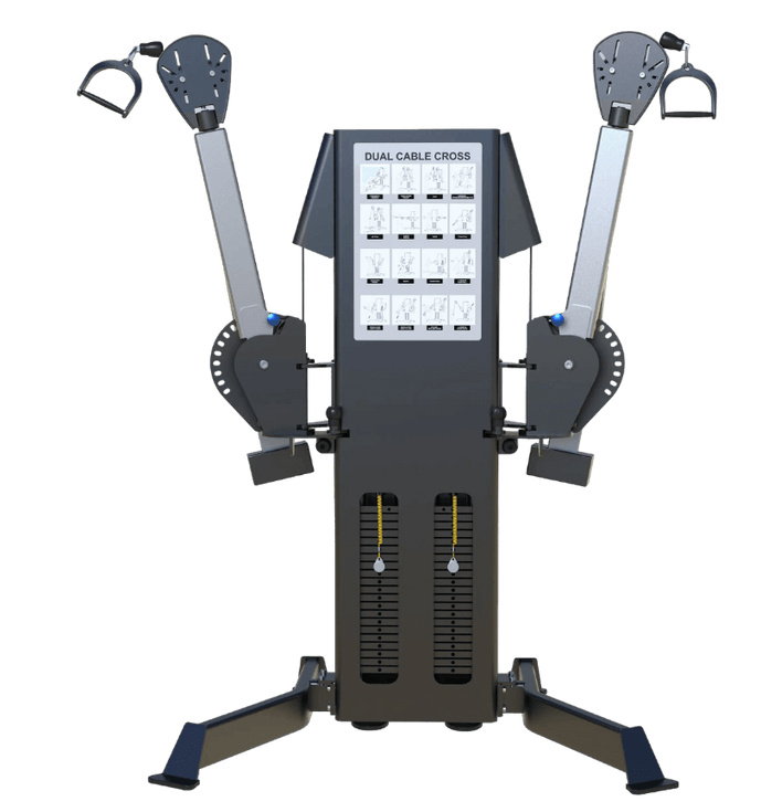 DHZ Fitness Dual Cable Cross Machine - 41FD605