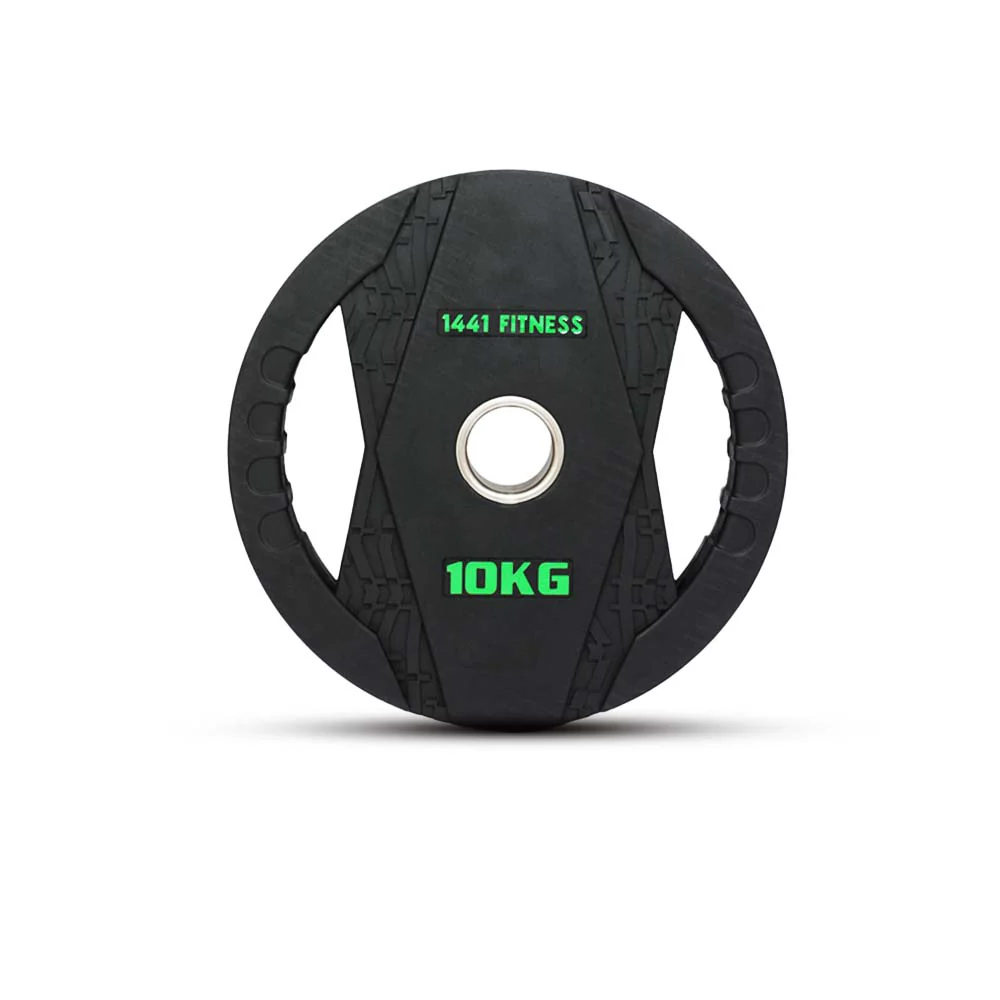 Dual Grip Plates with 7 Ft Olympic Bar - 120 Kg Set - Bundle Offer - 10KG