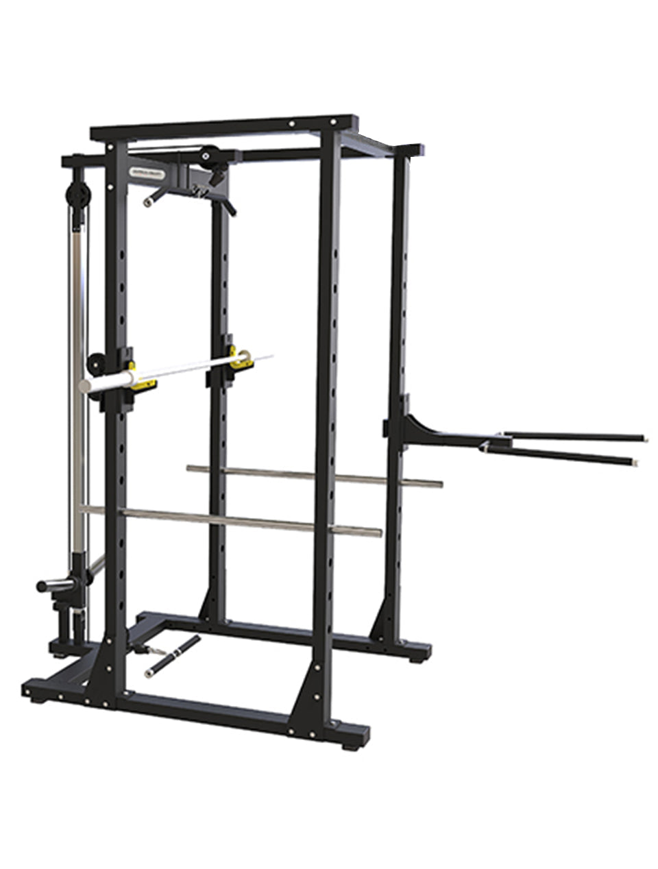 1441 Fitness Multifunction Power Cage Squat Rack with Lat pull down - 41FA3048