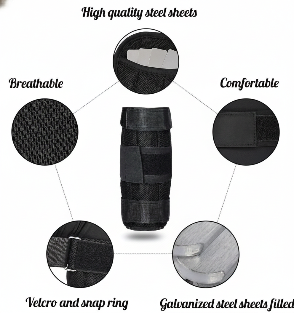 1441 Fitness Adjustable Leg Weights - 4 Kg