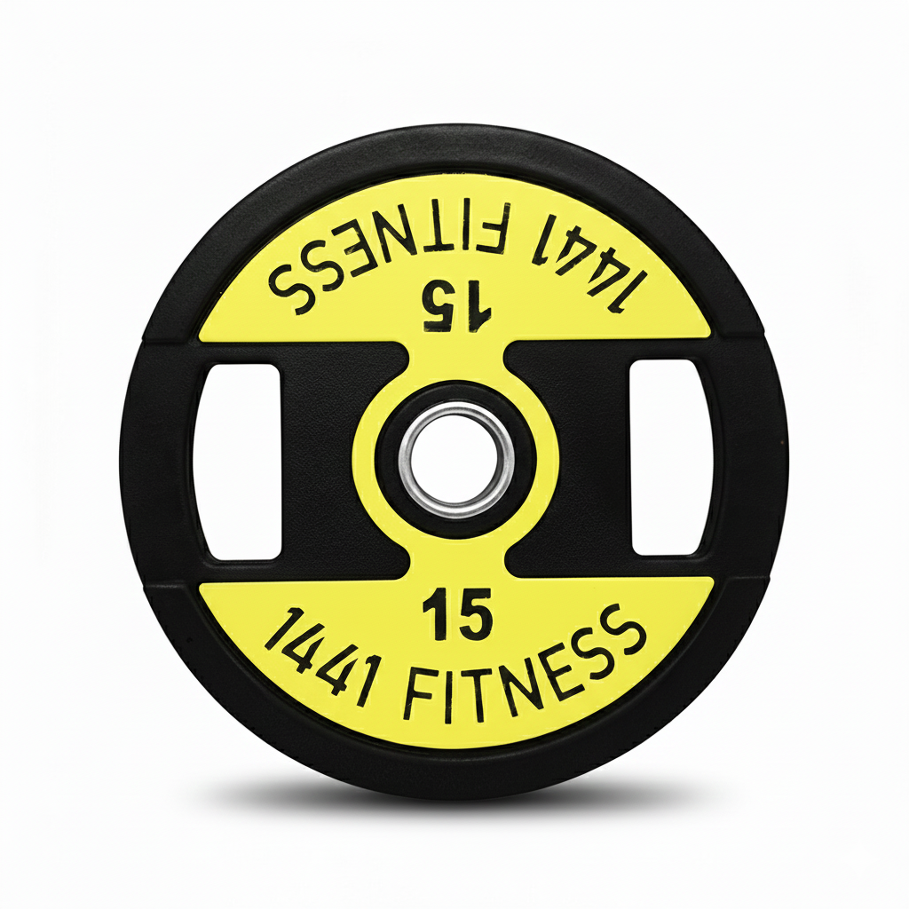 1441 Fitness Color Dual Grip Plate - 15 Kg