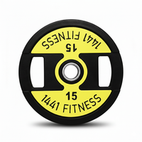 1441 Fitness Color Dual Grip Plate - 15 Kg
