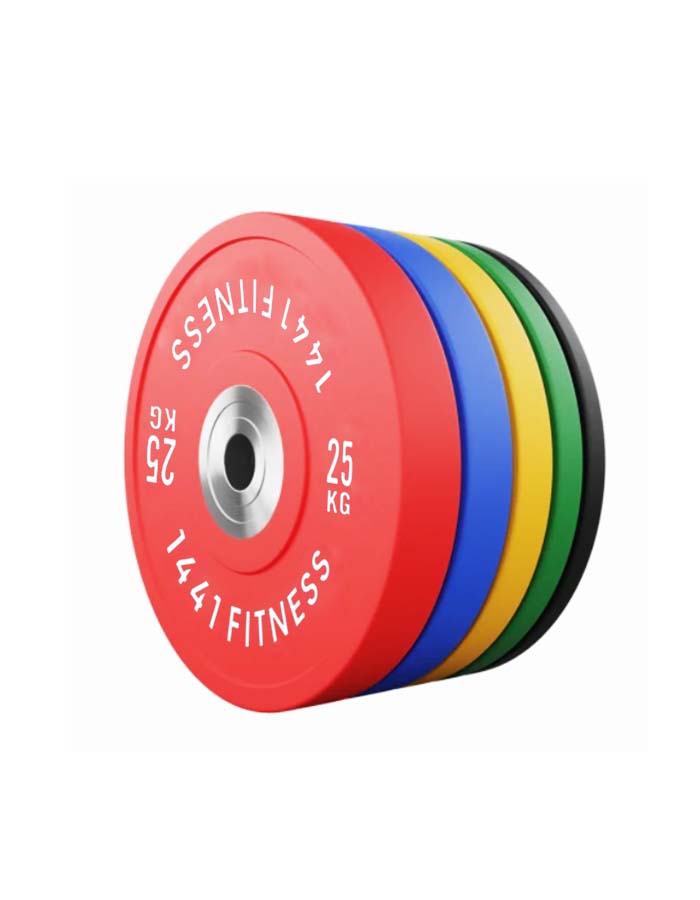 1441 Fitness Competition Rubber Bumper Plates - (5 KG to 25 KG)