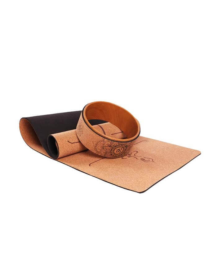 1441 Fitness Premium Cork Yoga Set