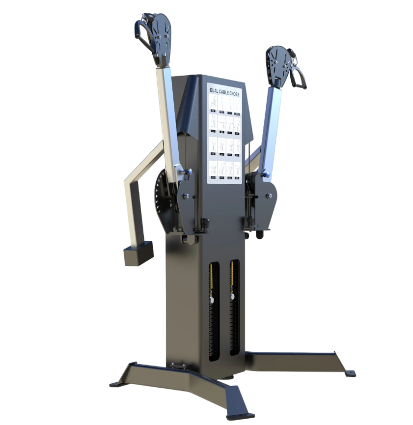 Table Cross Machine DHZ Fitness Dual Cable Cross Machine 41FD605 | Workout