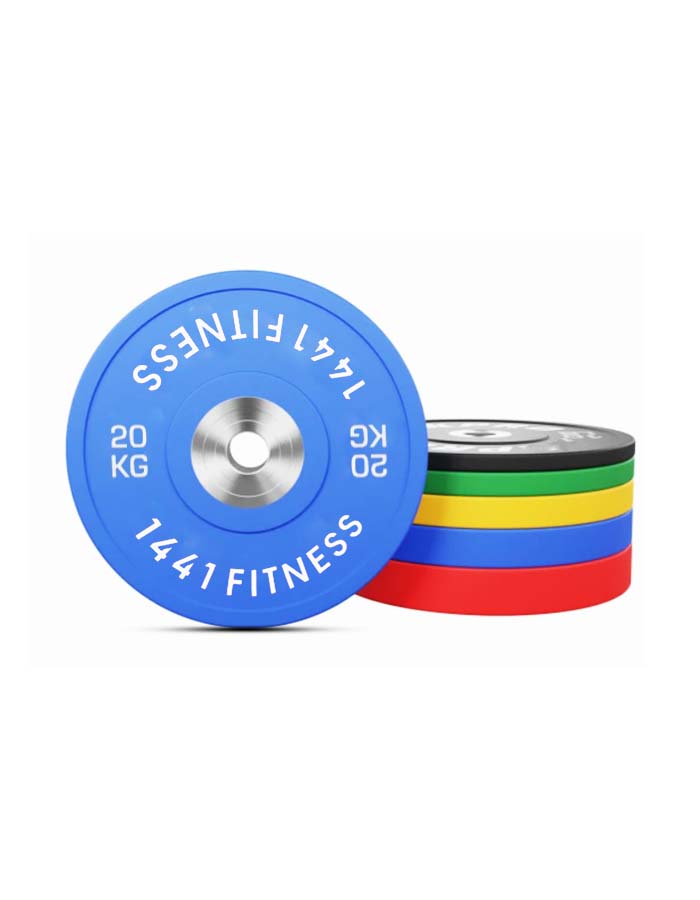 1441 Fitness Competition Rubber Bumper Plates - (5 KG to 25 KG)