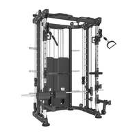 1441 Fitness Multi Function Smith Machine 41FC81 with Rubber Flooring, Tri Grip Plate with Bench A8007 - Bundle Offer - 41FC81