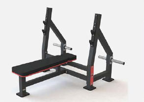 1441 Fitness Premium Olympic Flat Bench - 41FOK02