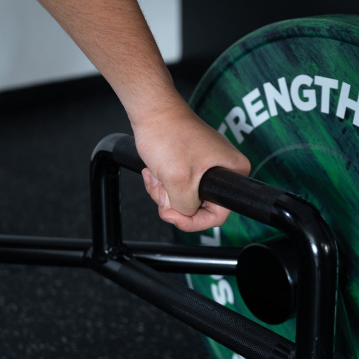 1441 Fitness Hex Trap Bar with Collars - Matt Black