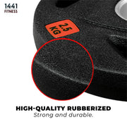 1441 Fitness Tri Grip Olympic Plates 2.5 Kg to 20 Kg