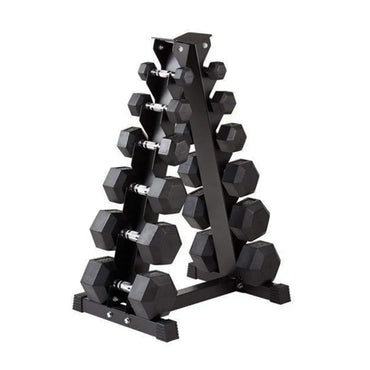 Hex Dumbbells Set 2.5 Kg to 15 Kg with Vertical Rack - Bundle Offer