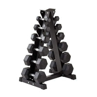 Hex Dumbbells Set 2.5 Kg to 15 Kg with Vertical Rack - Bundle Offer
