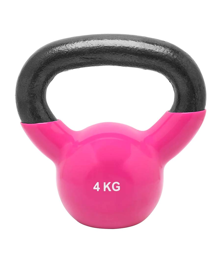 1441 Fitness Vinyl Coated Kettlebell - 4 Kg to 16 Kg (7 PCS Set) -  with rack 