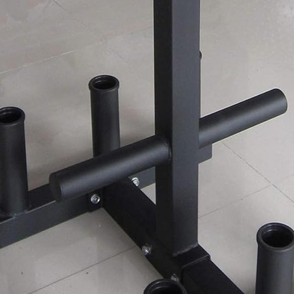 Bar Helper Rack Gym 1441 Fitness Commercial Plate Rack and Bar Holder