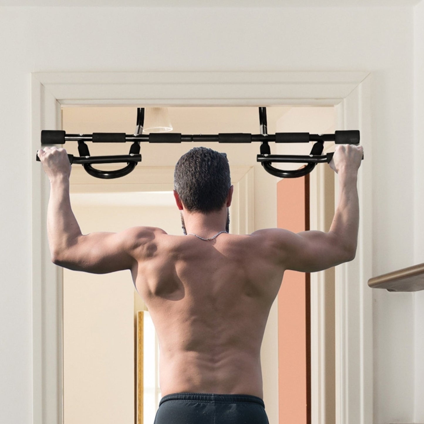 Multi Grip Door Mount Pull Up Bar