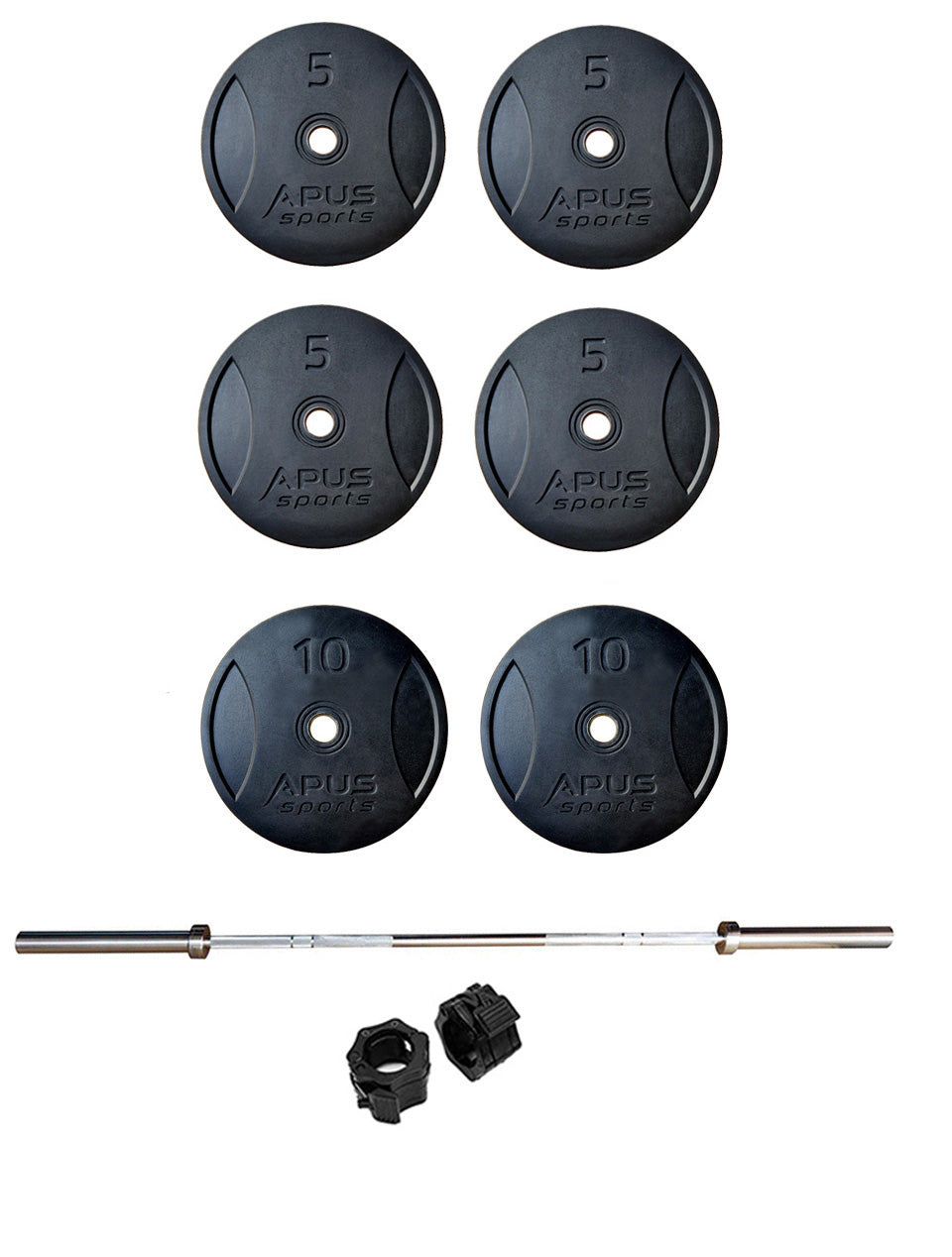 60KG Olympic Barbell & Bumper Set | Prosportsae