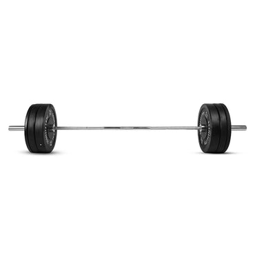 7 Ft Olympic Bar with Rubber Bumper Plates 80 KG Set
