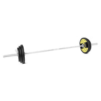 1441 Fitness7 Ft Olympic Barbell with Dual Grip Olympic Plates Set | 80 kg