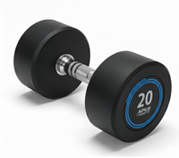 Apus Commercial Rubber Round Dumbbells 20kg