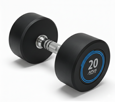 Apus Commercial Rubber Round Dumbbells 20kg