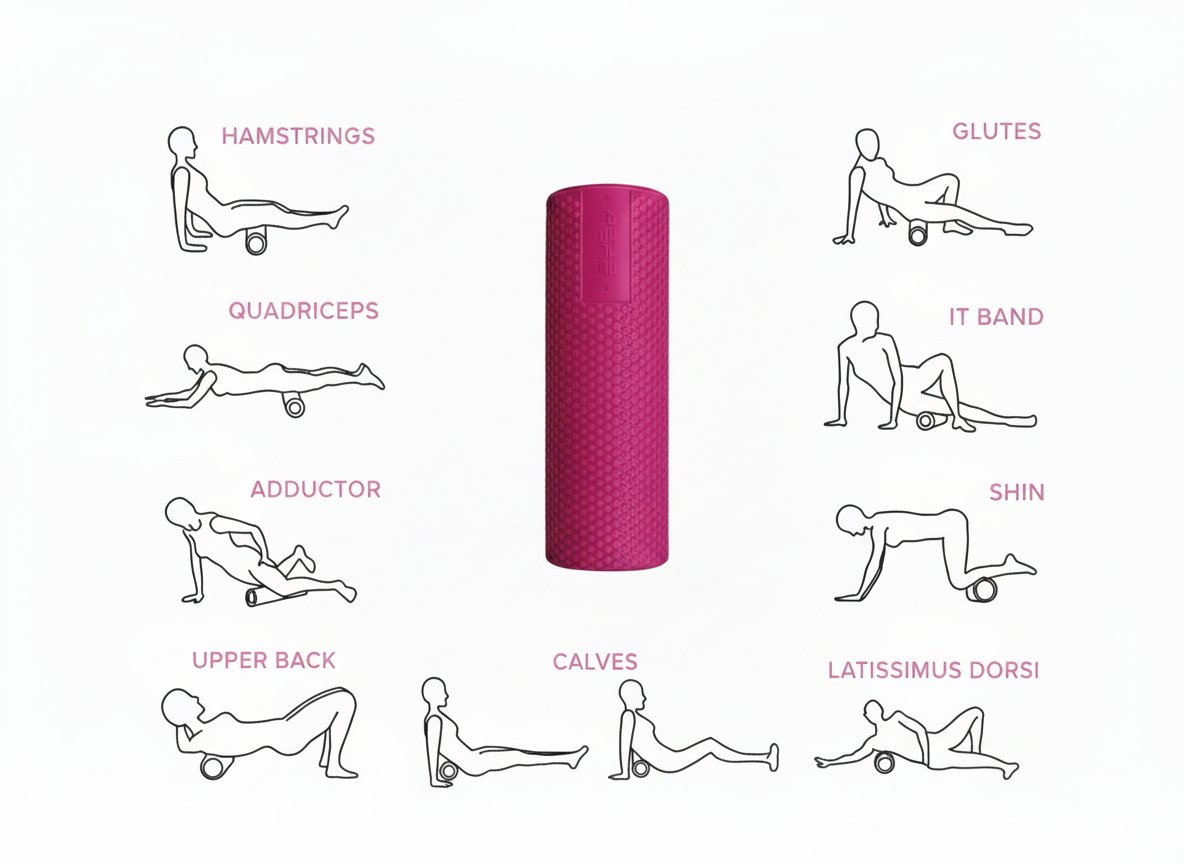 Apus Sports Eva Roller 45 cm - Pink