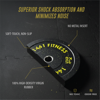 1441 Fitness Speckle Bumper Plates - 5 Kg to 25 KG